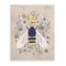 Stupell Industries Queen Bee with Crown Yellow White Daisy Florals Wall Plaque